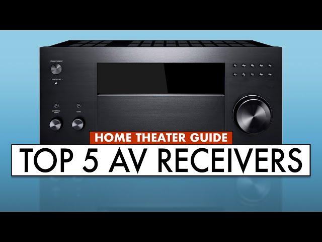 TOP 5 Surround Sound Receivers! Receivers for MUSIC and MOVIES (2021)