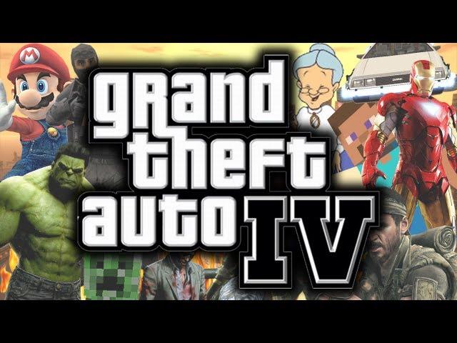 GTA 4: Mods - BEST MOMENTS MONTAGE! - (Funny Gaming Moments Montage)