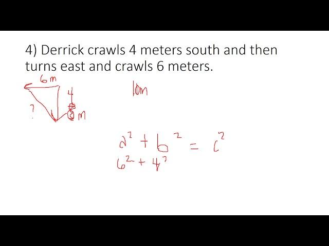 Distance and Displacement Practice Problems 2020