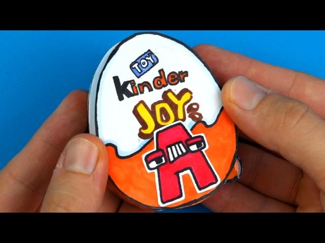 DIY Alphabet Lore Kinder Joy Paper Craft (+ A Squishy) / How to Make / Easy Paper Craft Ideas