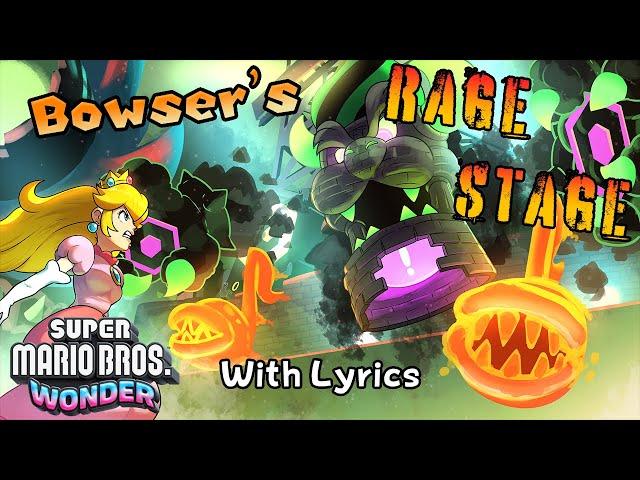 Bowser's Rage Stage WITH LYRICS - Super Mario Bros. Wonder Cover