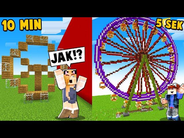 OSZUKUJĘ MOJĄ DZIEWCZYNĘ W KONKURSIE BUDOWANIA UŻYWAJĄC *zakazanych* MODÓW MINECRAFT | Vito vs Bella