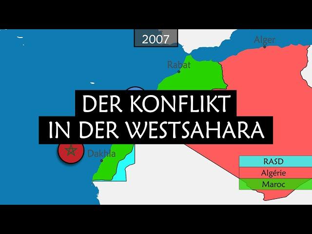 Der Westsahara-Konflikt - Zusammenfassung auf einer Karte