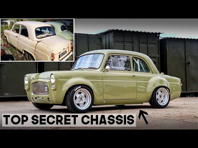 Abandoned Classic Ford transformed into Race Car in 30 mins - Amazing Restoration Project