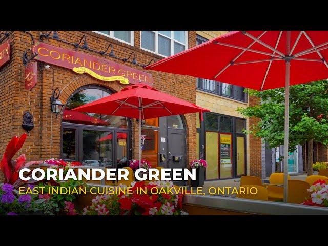 Coriander Green Restaurant, Downtown Oakville | East Indian Cuisine by Chef Harminder | SkySight.ca