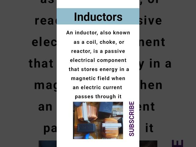 inductor #basicelectronic #learnelectronics #education #inductor #learning