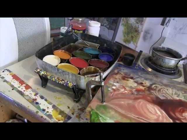 Dale Roberts Encaustic Painting Demo