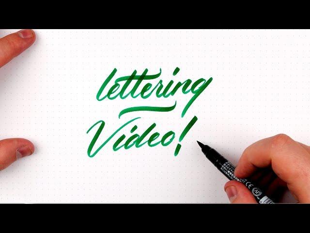 Hand Lettering Tutorial | Lowercase Brush Pen Lettering