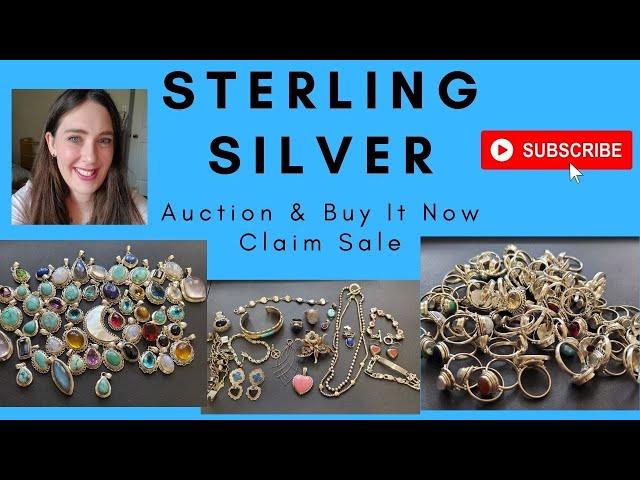 Live Sterling Silver Auction and Buy It Now Claim Sale!