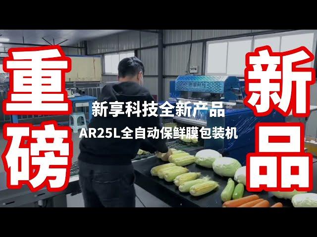 Full automatic vegetable packing machine AR25L, can pack without pallet