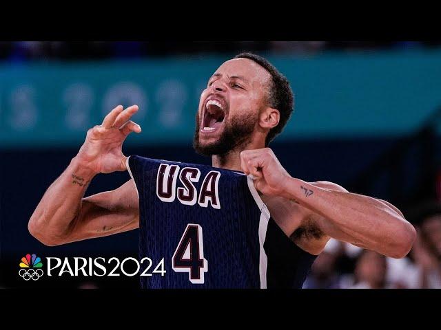 Steph Curry Gets Team USA OVER THE FINISH LINE in gold medal game | Paris Olympics | NBC Sports