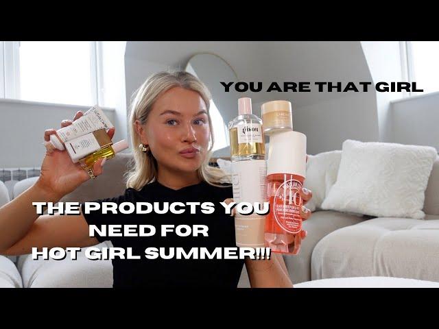 PRODUCTS YOU NEED FOR HOT GIRL SUMMER!! TIK TOK VIRAL | SUMMER SKIN | GLOW PRODUCTS | SELF CARE