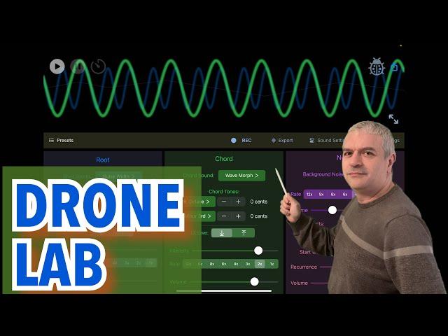 iOS DroneLab Soundscapes Synth Demo with Logic Pro - Tutorial: Overview