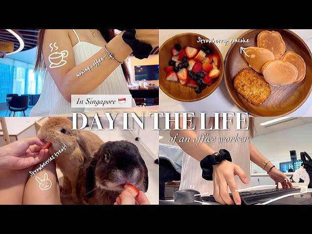 Day in the life of an office worker vlog | simple home cooked meals