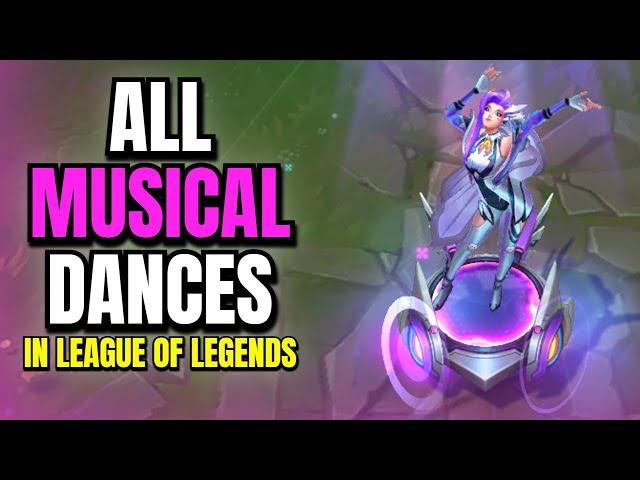 All Musical Dances in League of Legends