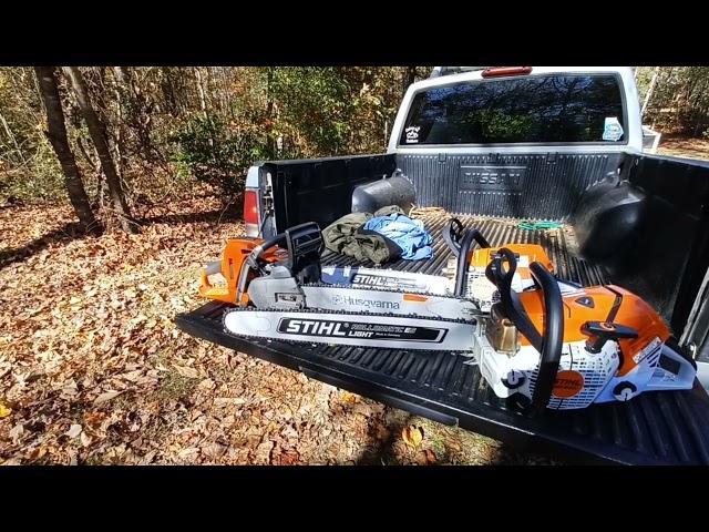 Stihl 500i, Stihl 400c and Husqvarna 562xp compared