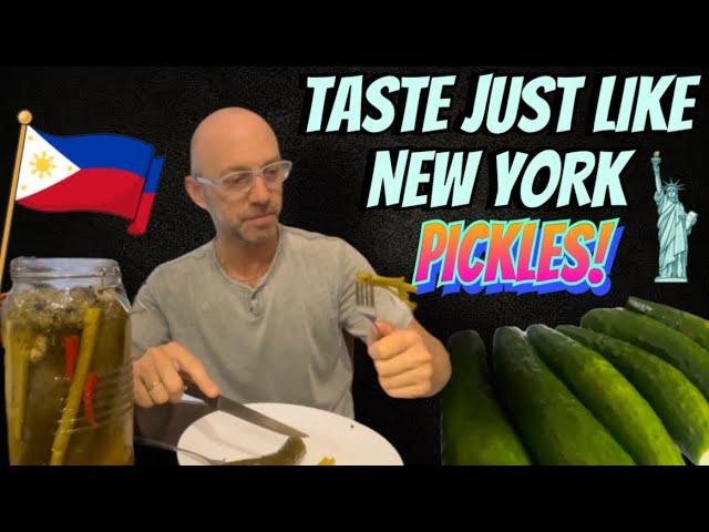 MAKING CUCUMBER PICKLES IN THE PHILIPPINES