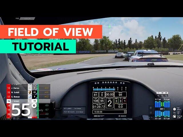 FOV in Sim Racing | How it can improve your driving!