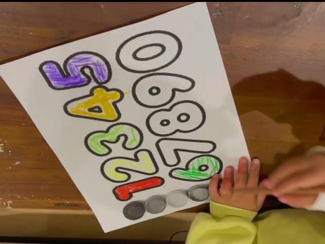 Numbers Coloring | 1 to 10 | Dao Dao TV | Learn Numbers | Learn Colors