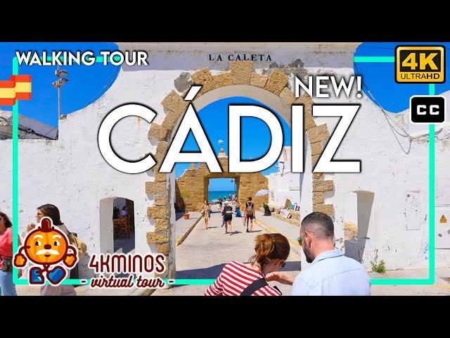 CÁDIZ | Old Town 2023 | 4K UHD Walking Virtual Tour Spain 2023