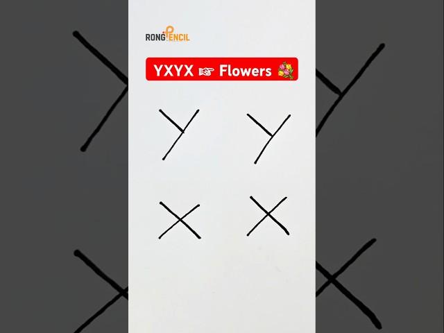 How to draw Flower | Easy flower drawing | Easy drawing | Flower Drawing | #drawing4kids #drawing