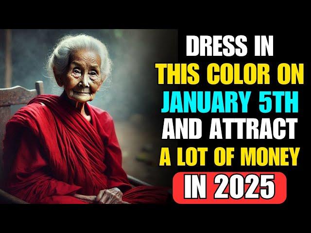 Wear THIS Color on JANUARY 5TH to MANIFEST ABUNDANT WEALTH in 2025 | Buddhist Teachings