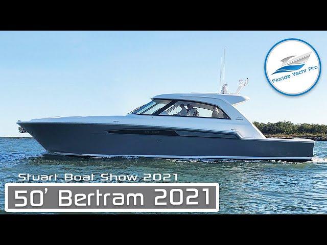 2021 Bertram 50 Sport Walkthrough at the 2021 Stuart Boat Show in Florida |