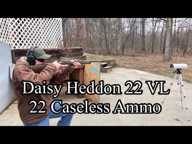 Daisy Heddon 22 VL / 22 Caseless Ammo