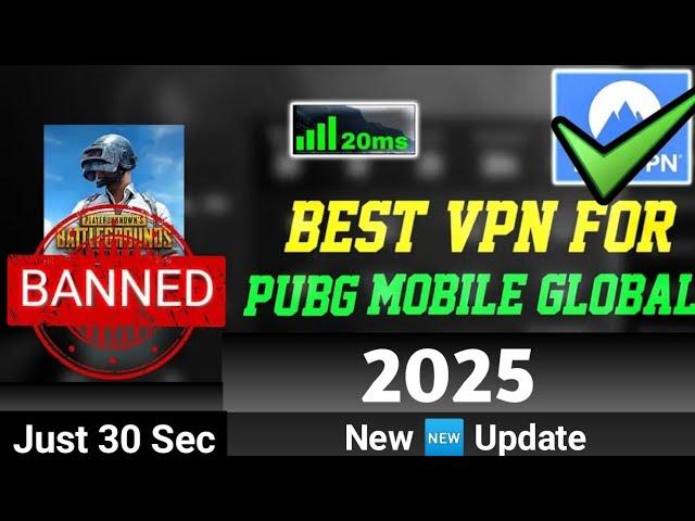 Top 5 low ping VPN for Pubg Mobile | Best Vpn For PUBG Global Android & iOS | Pubg best VPN 2025