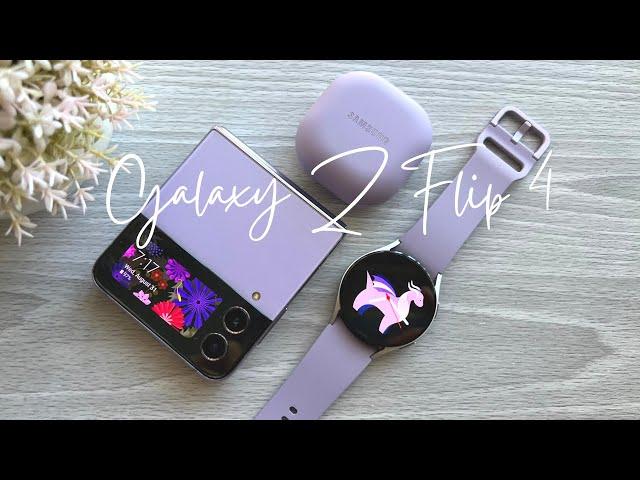 Samsung Galaxy Z Flip 4 + Galaxy Watch 5 + Galaxy Buds 2 Pro Unboxing 