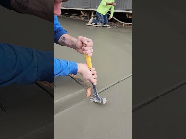 Learning how to Strip it Wet . #concrete #construction