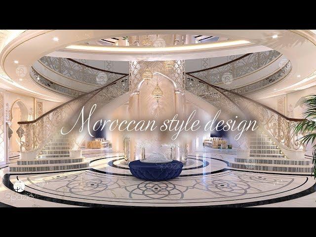 Modern Moroccan style interior design for a luxury house