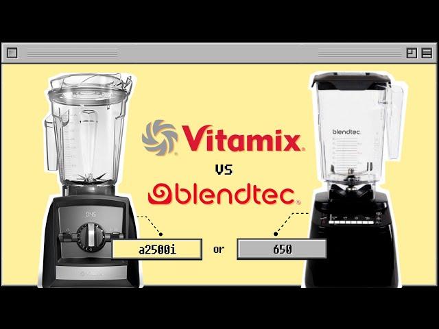 바이타믹스 a2500i vs 블렌텍 디자이너650 ㅣ최고급 블렌더 비교 Comparison of Vitamix and Blendtec