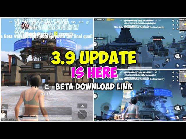 PUBG 3.9 UPDATE  PUBG BETA KAISE DOWNLOAD KAREN  HOW TO DOWNLOAD PUBG MOBILE BETA