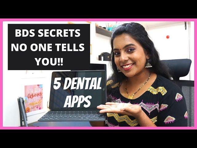 5 Dental Apps every BDS student MUST HAVE!!! | BDS Study Tips | BDS Hacks | Divya Giridharan