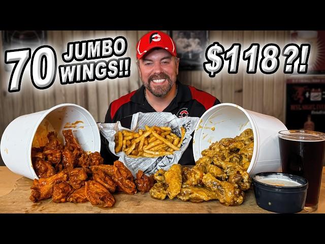 Beat This 70 Jumbo Chicken Wings Challenge in Kentucky and Win the $118 Meal FREE!!