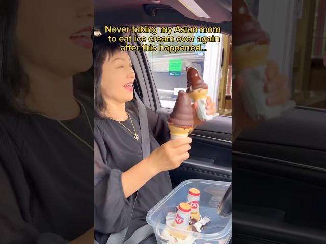 Never taking my Asian mom to eat ice cream ever again after this happened… #blockblast #hungrystudio