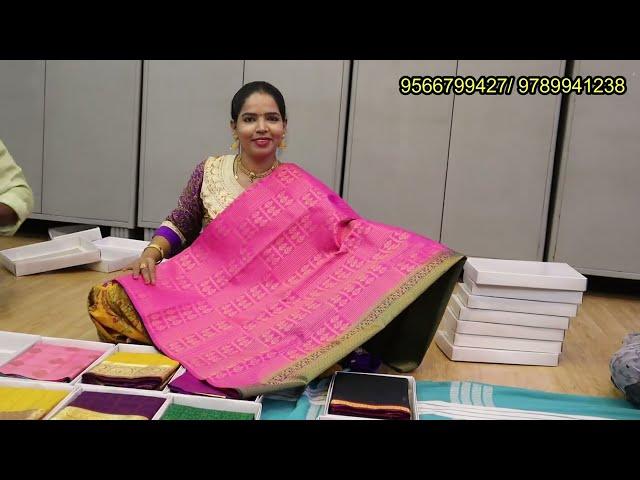 Rs.3800 Onwards Pure Handloom Kanchipuram Silk Sarees | Diwali New Low Price Pure Silk Sarees