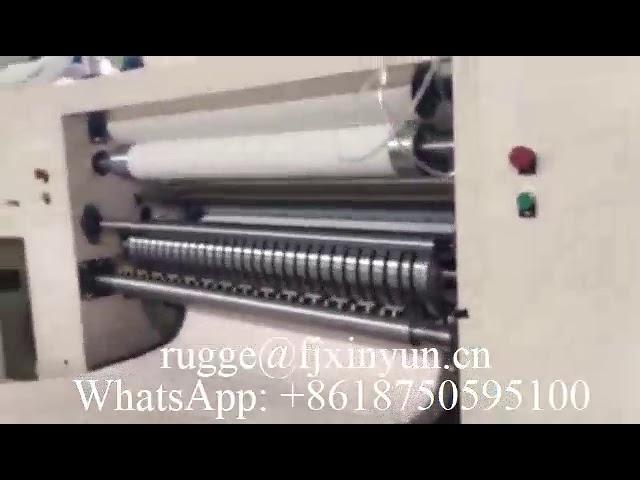 Automatic color gluing N fold hand towel paper making machine