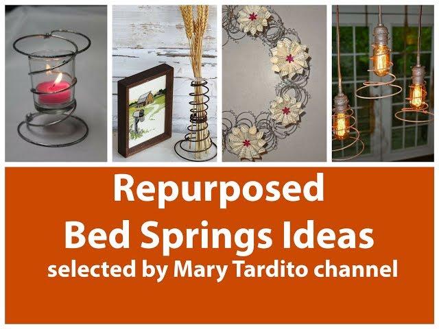 Repurposed Bed Springs Ideas - Old Things Turned into New Things Ideas – Recycled Home Decor