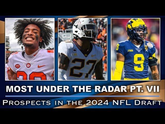 Most UNDER THE RADAR Prospects in the 2024 NFL Draft I MOST UNDERRATED PT. VII
