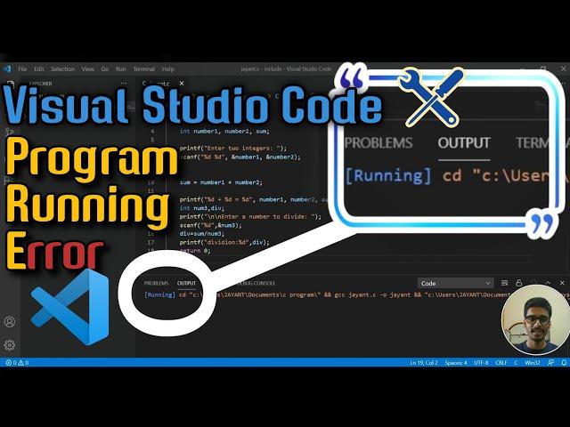 How to Run program In VS Code Terminal | VS Code Terminal not working C/C++