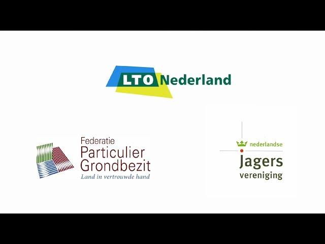 Samenwerking LTO, FPG, Jagersvereniging - naar een duurzaam wildbeheer in Nederland