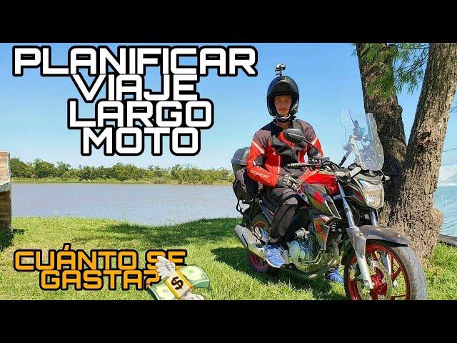 ¿Cómo ORGANIZAR un VIAJE largo y en MOTO? / PRESUPUESTO Y PLANIFICACIÓN DE LA RUTA