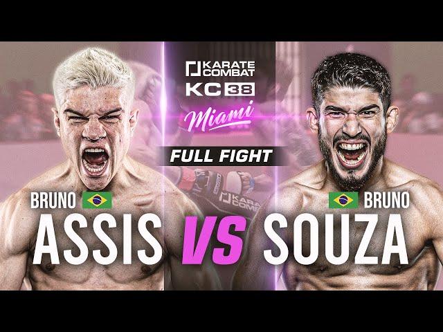 FULL FIGHT: Bruno Assis vs Bruno Souza | Karate Combat 38