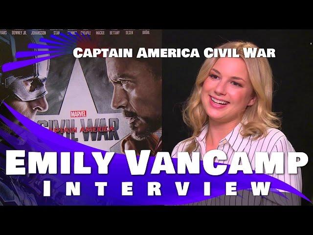 Emily VanCamp Interview- Captain America:Civil War