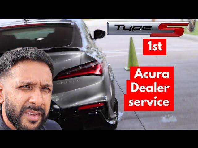 Acura Dealer 1st maintenance service experience #de5 #acura #honda #fl5 #typer #types