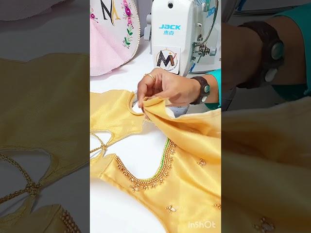 Sewing Tricks Beautiful sleeveless cross biases stitching tips for beginners simple techniques #a2z