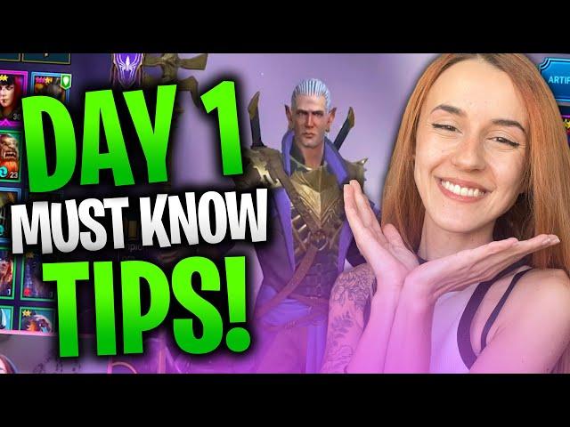 TOP 10 Beginner Tips I WISH I Knew Before Starting Raid Shadow Legends