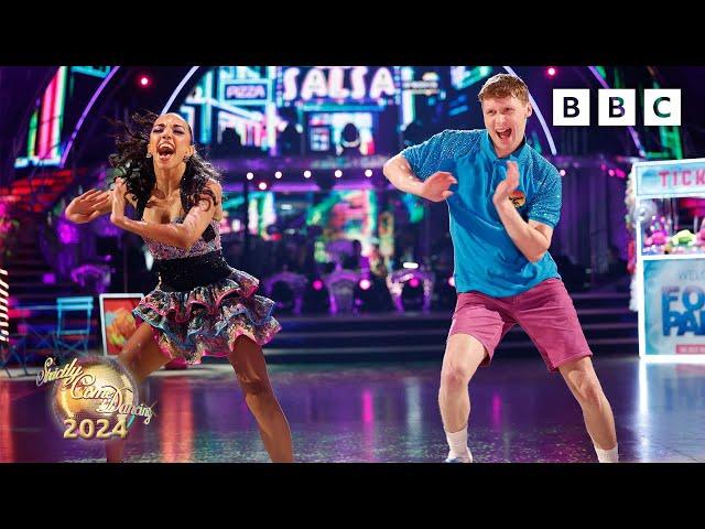 Jamie Borthwick & Michelle Tsiakkas Salsa to Danza Kuduro by Don Omar & Lucenzo   BBC Strictly 2024